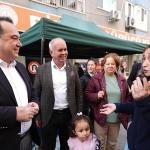 Başkan Dutlulu Karaköy Pazarı'nda Esnafı Dinledi