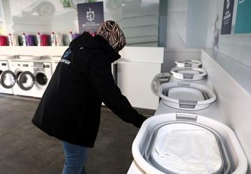 Büyükşehir'den mis gibi hizmet; yıka, kurut, ütüle