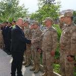 Vali Abdullah Küçük’ten İl Jandarma Komutanlığı’na ziyaret