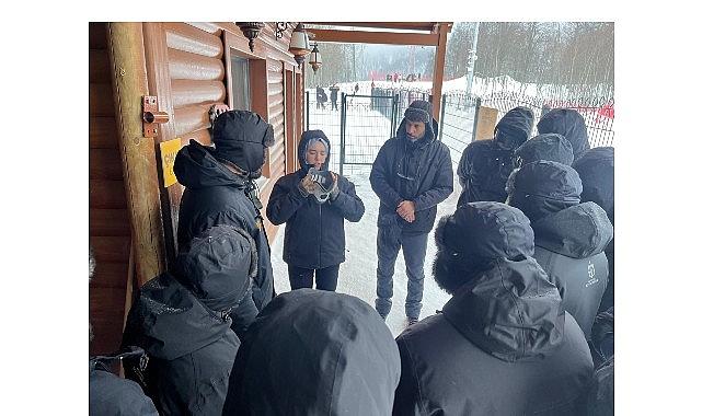 Kuzuyayla'da kış tatbikatı