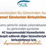 SGK’den hizmet birleştirme başvurularına ilişkin duyuru