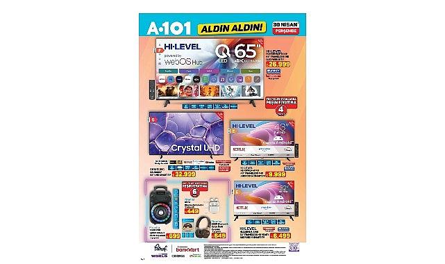 30 Nisan'da A101'de Mobilite ve Teknoloji Ürünleri