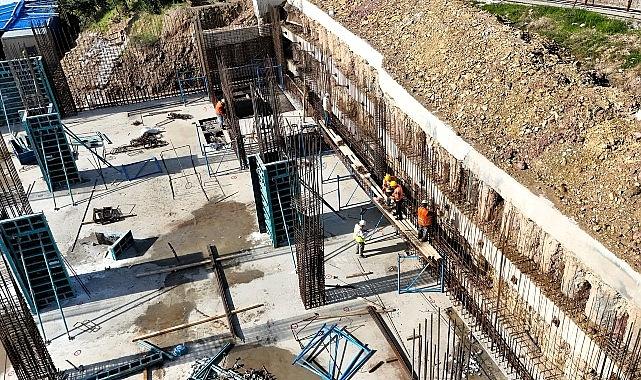 KOÜ Camii ve Otopark projesinde ilerleme yüzde 40
