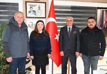 Başkan Uğurlu'dan, Başkan Topaloğlu'na ziyaret