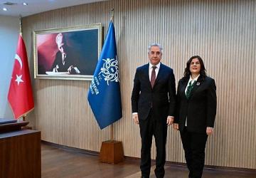 Başkan Çerçioğlu'na Yerel Yönetimler Başkan Yardımcısı Yanılmaz'dan Ziyaret