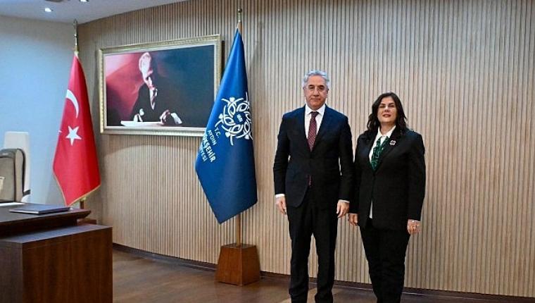 Başkan Çerçioğlu'na Yerel Yönetimler Başkan Yardımcısı Yanılmaz'dan Ziyaret