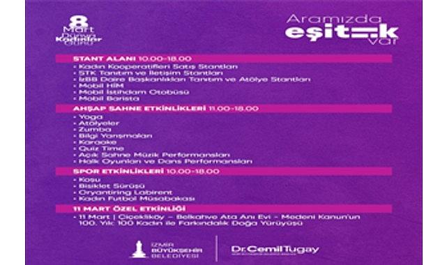 İzmir'de 8 Mart: Aramızda eşitlik var