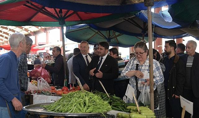 Başkan Çırpanoğlu'ndan Salı Pazarına Ziyaret