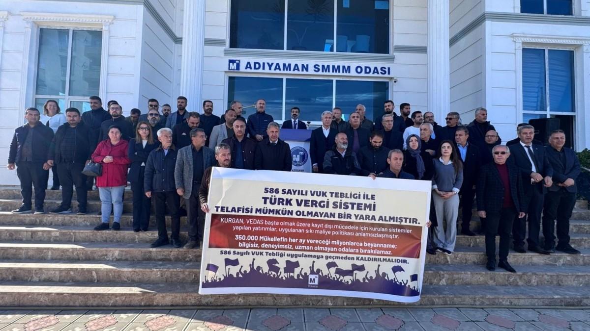 Adıyaman SMMMO’dan 586 Sayılı VUK Tebliği’ne tepki: ‘Vergi sistemi telafisi mümkün olmayan bir yara aldı’