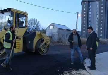 Başkan Çırpanoğlu Asfalt Çalışmalarını Yerinde İnceledi
