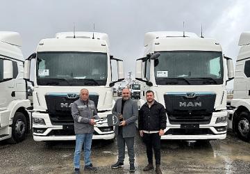 Uluslararası taahhüt şirketi Makimsan, araç parkını 20 adet MAN çekiciyle güçlendirdi