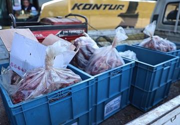 Antalya otogarında 270 kilo uygunsuz taşınan et bulundu