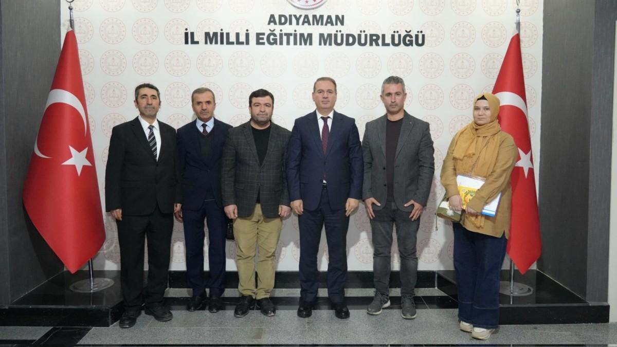 Eğitimci yazarlardan İl Milli Eğitim Müdürü Tosun’a anlamlı ziyaret