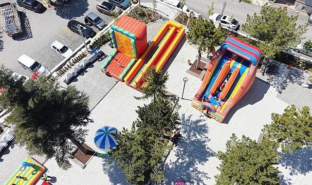 Başkan Levent Koç Çocuklara Verdiği Sözü Tuttu: Haymana'ya İlk Kez Şişme Oyun Parkı Kuruldu