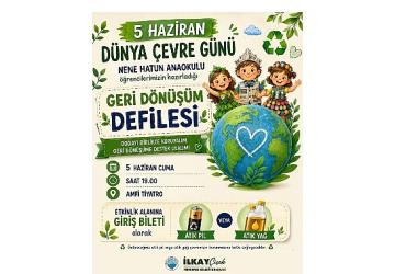 Menderes'te Geri Dönüşüm Defilesi
