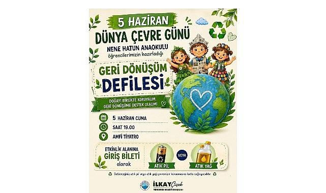 Menderes'te Geri Dönüşüm Defilesi