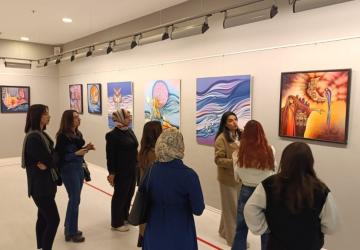 GAÜN öğrencileri SANKO Sanat Galerisi’nde sanatla buluştu