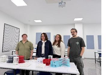 Öğrenciler Yapıyı 3D Kitlerle Öğreniyorlar