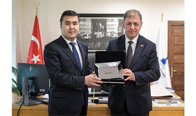 Başkan Tugay Kırgız Başkonsolos Toktobekoviç'i ağırladı