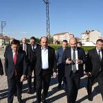 Başkan Altay, Başkan Kılca ve Genel Müdür Yılmaz Akçeşme Kentsel Dönüşüm Alanı ve Kadınlar Pazarı'nı İnceledi