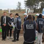 EÜ Ailesi Milli Ağaçlandırma Gününde “Yeşil Vatan" için fidan dikti