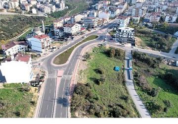 Gebze'de trafik dönel kavşaklarla rahatlıyor