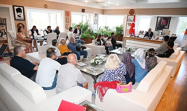 Kuzdere halkından Başkan Topaloğlu'na teşekkür ziyareti