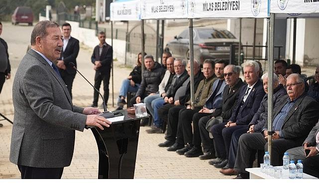 Milas Belediyesi Taziye Evi'nin Temeli Atıldı