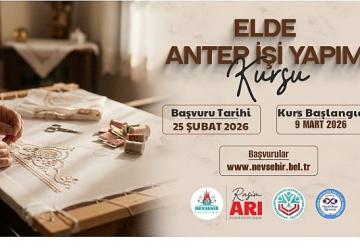 KAPEM'de “Elde Antep İşi Yapımı" Kursu Başlıyor