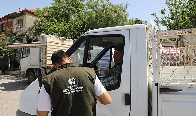 Başkan Çerçioğlu'ndan Didim'de Küçük Üreticilere Yem Desteği