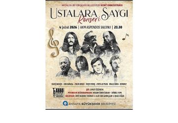 “Ustalara Saygı" konseri Antalyalılarla buluşacak