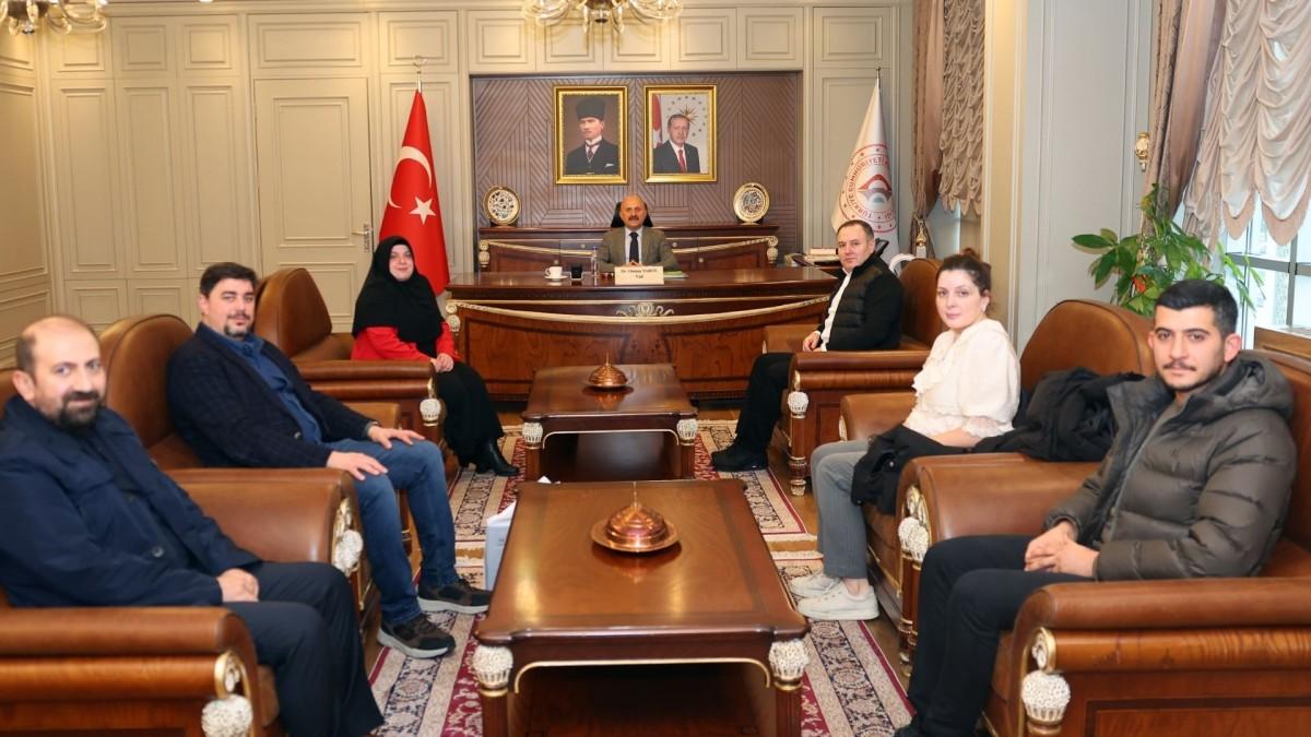 Vali Varol, Hollanda Diyanet Vakfı Heyeti’ni kabul etti