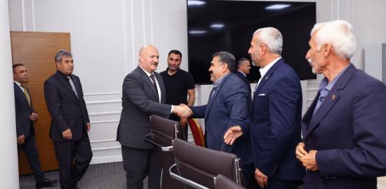 Vali Abdullah Küçük’e muhtarlardan hayırlı olsun ziyareti