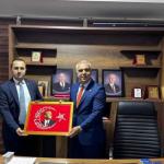 Sendika temsilcileri, İl Başkanı İsmail Gümüş ile bir araya geldi