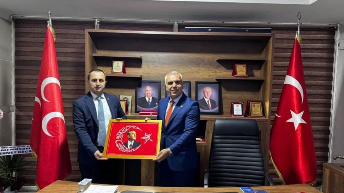 Sendika temsilcileri, İl Başkanı İsmail Gümüş ile bir araya geldi