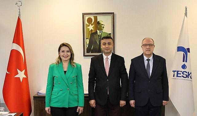 "Tekirdağ Büyükşehir Belediye Başkanı Candan Yüceer ve TESKİ Genel Müdürü Dr. Onur Özgül'e Ziyaret