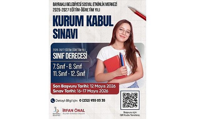 Bayraklı Belediyesi'nden Öğrencilere Ücretsiz Eğitim Desteği