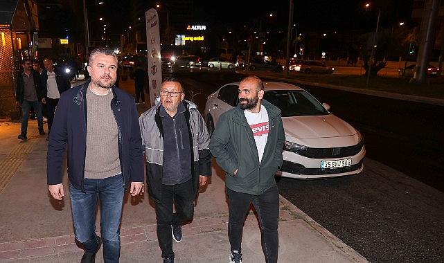 Başkan Görkem Duman'ın gece mesaisi