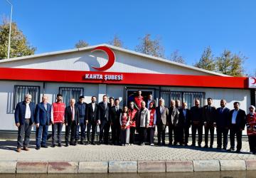 Kızılay Kahta Şubesi, yeni hizmet binasına taşındı