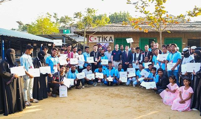 Konya Büyükşehir ve TİKA'dan Arakanlı Mültecilere Afet Eğitimi