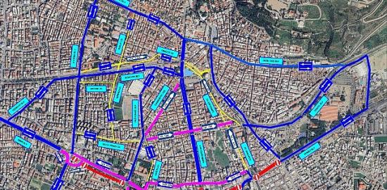 Aydın Büyükşehir Belediyesi Alternatif Yol Güzergahlarını Yayınladı