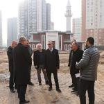 Başkan Pekyatırmacı Yapımı Devam Eden Yazır Mahalle Külliyesi'nde İncelemelerde Bulundu