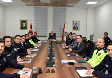 Adıyaman İl Emniyet Müdürlüğü tarafından aylık değerlendirme toplantısı yapıldı