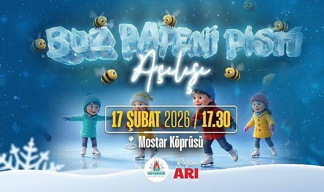 Nevşehir Belediyesi Buz Pateni Pisti Yarın Açılıyor