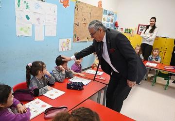 Başkan Topaloğlu, öğrencilerin kitap etkinliğine katıldı