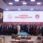 ‘AileYılı’ çalışmaları il müdürleri toplantısında masaya yatırıldı