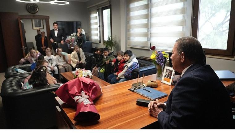 Minik Öğrenciler Sordu, Başkan Topuz Yanıtladı