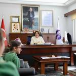 Didimli Öğrenciler Yerel Yönetimi Başkan Hatice Gençay'dan Dinledi