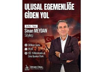 Bayraklı'da 23 Nisan Programı Sinan Meydan Söyleşisi ile Tamamlanıyor