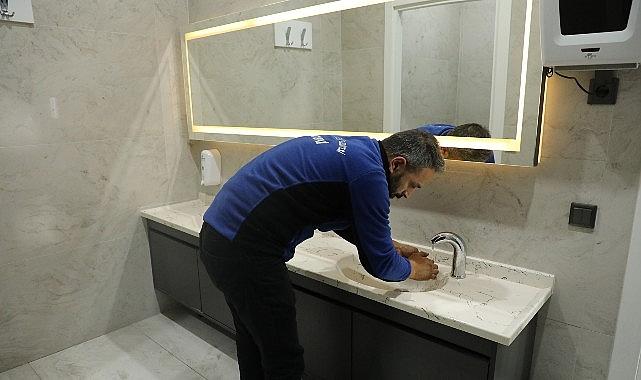 Büyükşehir Hizmet Binalarında Tasarruflu Musluk Uygulaması Başladı